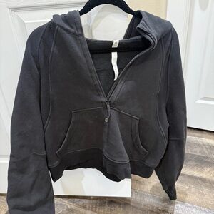 Lululemon Athletica Scuba Black Half-Zip Hoodie
